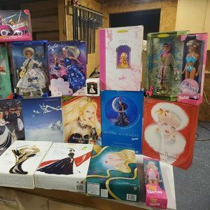 LOT BRAND NEW BARBIES JEWEL HAIR MERMAID MOON GODDESS KELLY & TOMMY AND MORE LOO